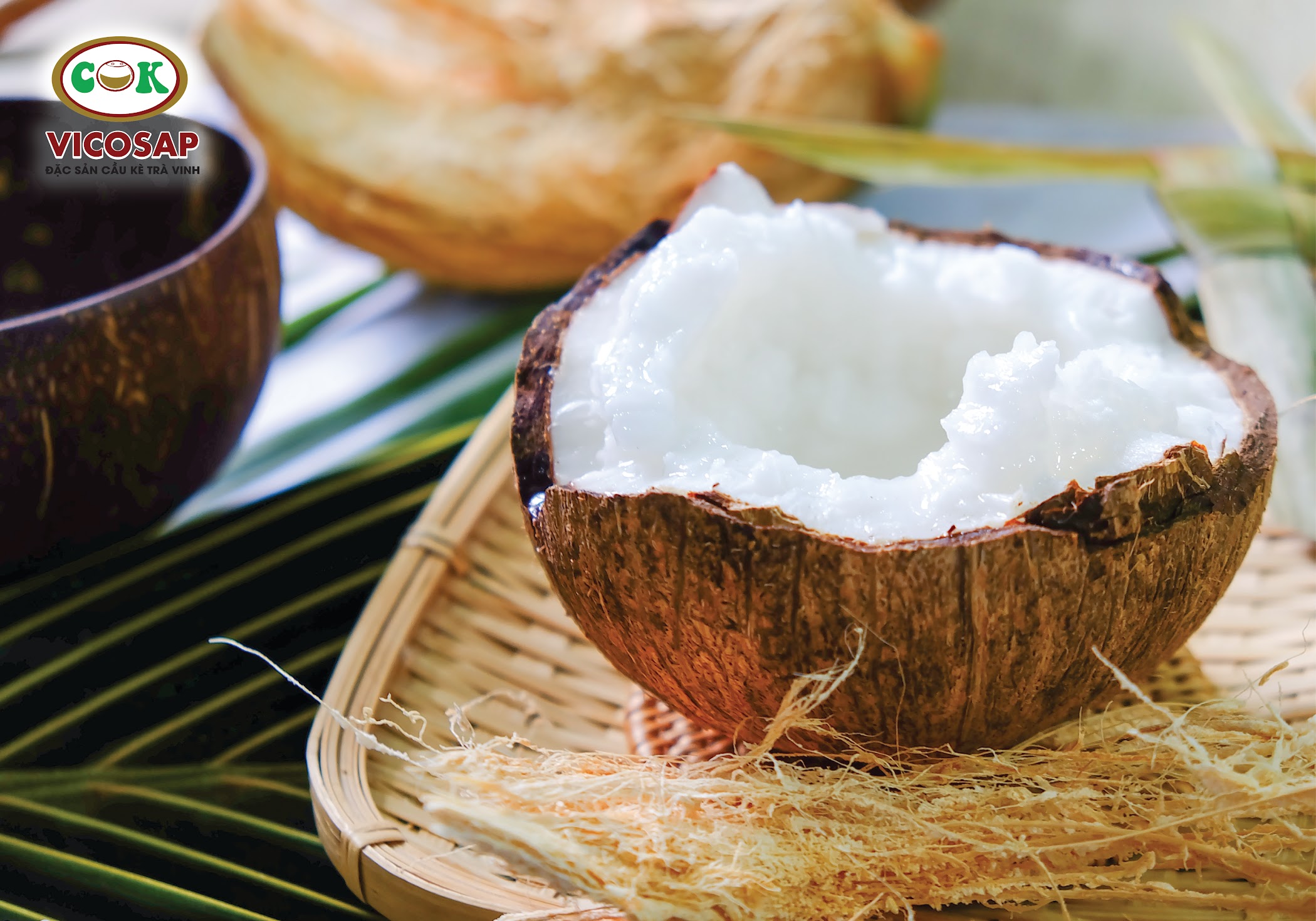 Cách ăn dừa sáp đúng