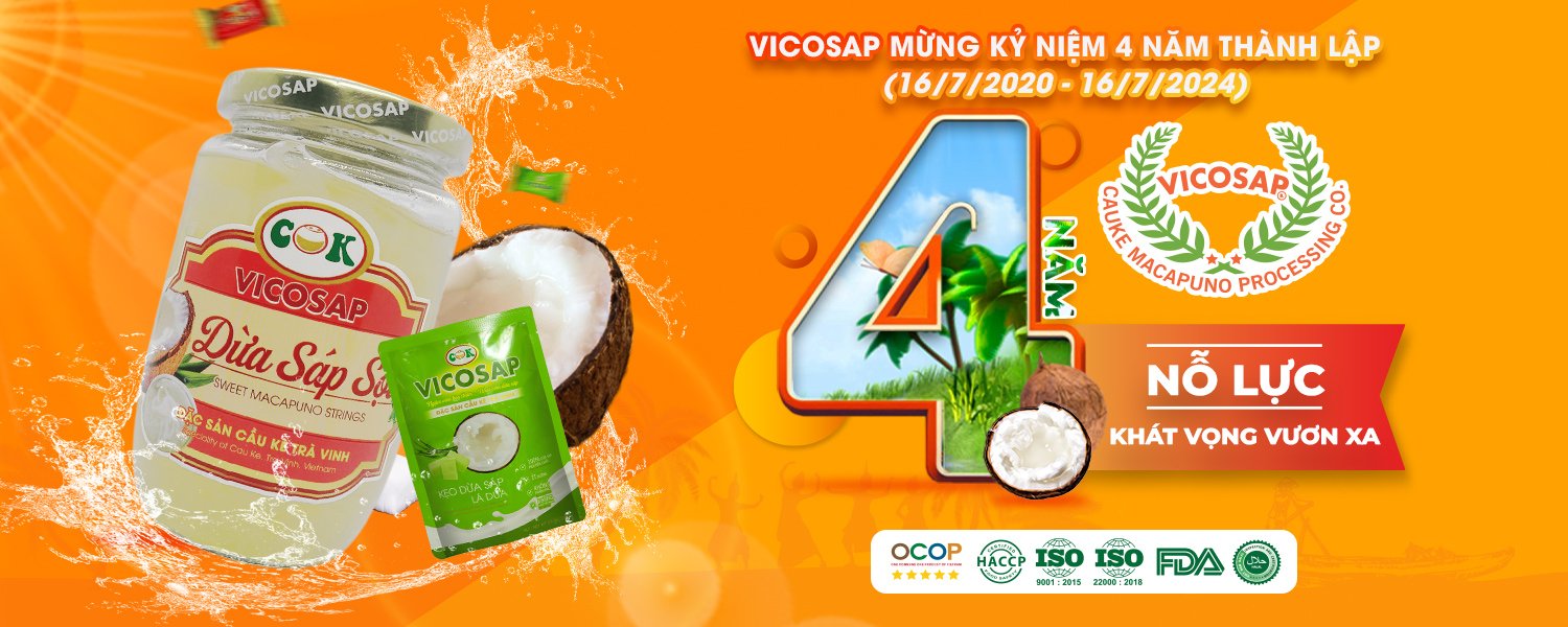 [SIÊU SALE] MỪNG KỈ NIỆM 4 NĂM THÀNH LẬP VICOSAP [16/7/2020 – 16/7/2024]